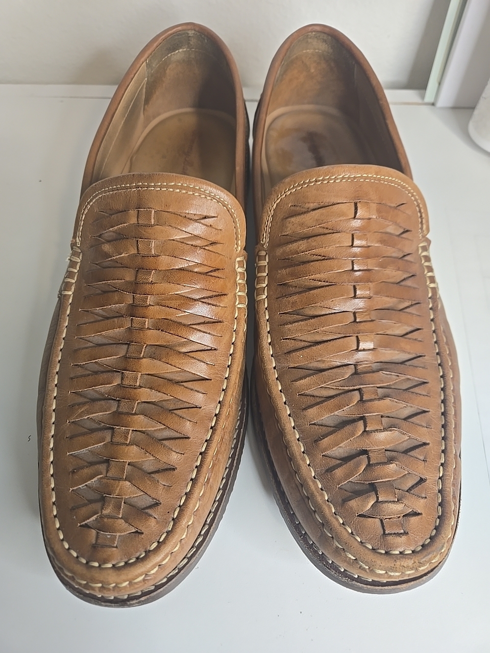 Tommy Bahama Fynn Brown Slip On Loafers Mens Size 11 M 0563